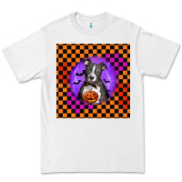 White Halloween American Pitbull Terrier Premium Tee - LillyAllenDesigns