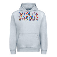 Heather Grey usa ice cream and popsicles Urban Hoodie - AdoDesignShop