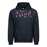 Navy usa ice cream and popsicles Urban Hoodie - AdoDesignShop
