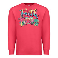 Cardinal faith over fear Premium Sweatshirt - Zillion Design Studio