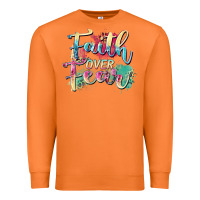 Carrot faith over fear Premium Sweatshirt - Zillion Design Studio