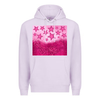 Lilac pink glitter star Premium Hoodie - JahusDesignShop