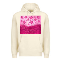 Sandshell pink glitter star Premium Hoodie - JahusDesignShop