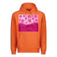 Carrot pink glitter star Premium Hoodie - JahusDesignShop