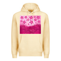 Pina Colada pink glitter star Premium Hoodie - JahusDesignShop