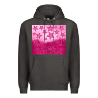 Smoke pink glitter star Premium Hoodie - JahusDesignShop