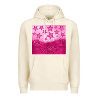 Tofu pink glitter star Premium Hoodie - JahusDesignShop