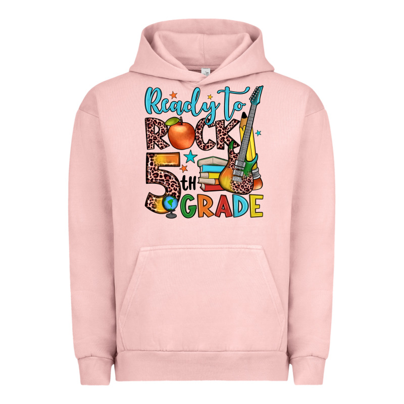 Ready To Rock 5th Grade Urban Hoodie by JahusDesignShop | Teevron