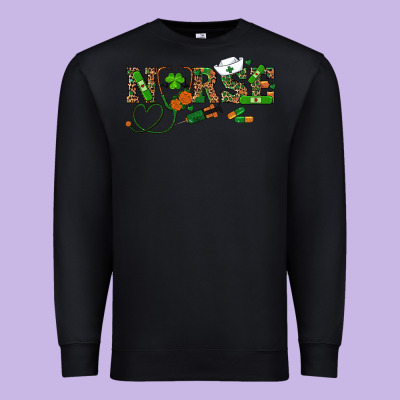 Premium Sweatshirt St. Patrick's Day Nurse