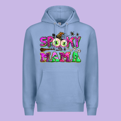 Spooky Mama Premium Hoodie Designed By Adodesignshop