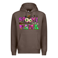 Coffee spooky mama Premium Hoodie - AdoDesignShop