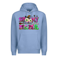 Colony Blue spooky mama Premium Hoodie - AdoDesignShop