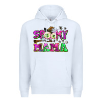 White spooky mama Premium Hoodie - AdoDesignShop