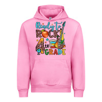 Fuchsia Pink ready to rock 4th grade Urban Hoodie - JahusDesignShop