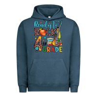 Pigment Midnight Navy ready to rock 4th grade Urban Hoodie - JahusDesignShop