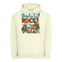 Pigment Pistachio ready to rock 4th grade Urban Hoodie - JahusDesignShop