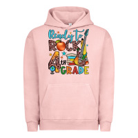 Pigment Salmon ready to rock 4th grade Urban Hoodie - JahusDesignShop