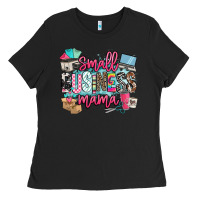 Black small business mama Ladies Tee - BarkalooDesign