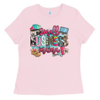 Bubblegum Pink small business mama Ladies Tee - BarkalooDesign