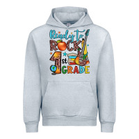 Heather Grey ready to rock 1st grade Urban Hoodie - JahusDesignShop