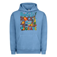 Pigment Pebble Blue ready to rock 1st grade Urban Hoodie - JahusDesignShop