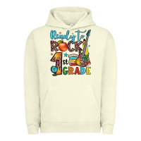 Pigment Pistachio ready to rock 1st grade Urban Hoodie - JahusDesignShop