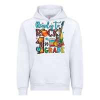 White ready to rock 1st grade Urban Hoodie - JahusDesignShop