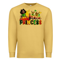 Antique Gold black princess Premium Sweatshirt - Zillion Design Studio