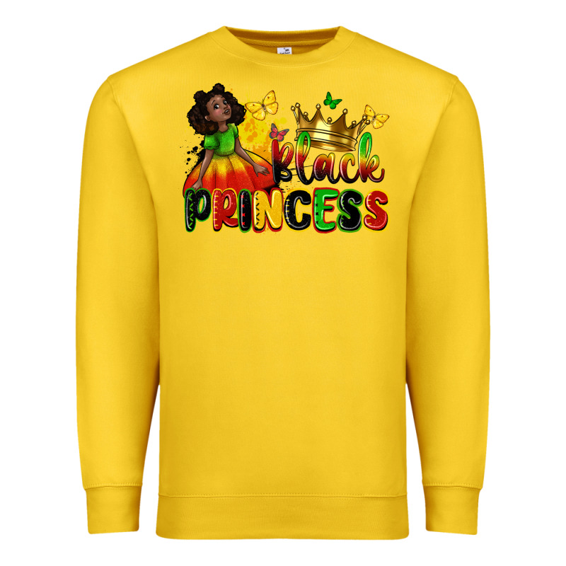 Black Princess Premium Sweatshirt by Zillion Design Studio | Teevron