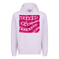 Lilac pink glitter heart Premium Hoodie - JahusDesignShop