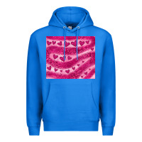 True Royal pink glitter heart Premium Hoodie - JahusDesignShop