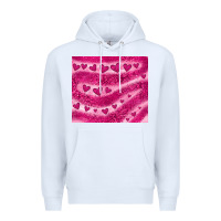 White pink glitter heart Premium Hoodie - JahusDesignShop