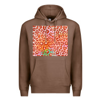 Chestnut orange leopard glitter Premium Hoodie - JahusDesignShop