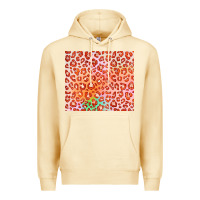 Pina Colada orange leopard glitter Premium Hoodie - JahusDesignShop