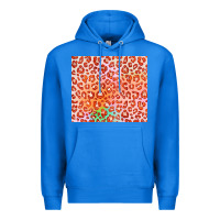 True Royal orange leopard glitter Premium Hoodie - JahusDesignShop