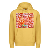 Antique Gold orange leopard glitter Premium Hoodie - JahusDesignShop