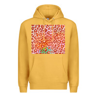 Mustard orange leopard glitter Premium Hoodie - JahusDesignShop