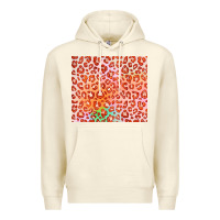 Sandshell orange leopard glitter Premium Hoodie - JahusDesignShop