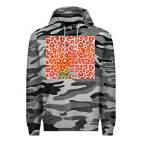 Slate Camo orange leopard glitter Premium Hoodie - JahusDesignShop