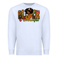 White black is beautiful Premium Sweatshirt - Zillion Design Studio