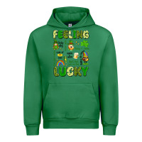 Emerald feeling lucky Urban Hoodie - Artiststas