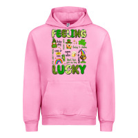Fuchsia Pink feeling lucky Urban Hoodie - Artiststas