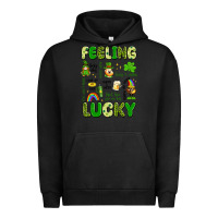 Pigment Black feeling lucky Urban Hoodie - Artiststas