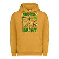 Pigment Peanut Butter feeling lucky Urban Hoodie - Artiststas
