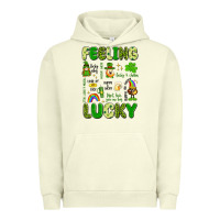 Pigment Pistachio feeling lucky Urban Hoodie - Artiststas