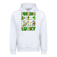 White feeling lucky Urban Hoodie - Artiststas