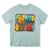 Arona Softball nana leopard frame Heavy Core Tee - LillyAllenDesigns
