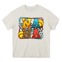 Softball Nana Leopard Frame Heavy Core Tee | Teevron