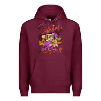 Burgundy i put a spell on you Premium Hoodie - AdoDesignShop