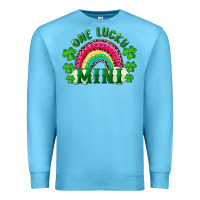 Ocean Blue St. Patrick's Day One Lucky Mini Premium Sweatshirt - RanaPortraitStore